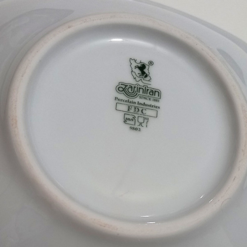 کاسه سالادخوری چینی زرین ایران مدل m01 بسته 2 عددی، مناسب شستشو در ماشین ظرفشویی