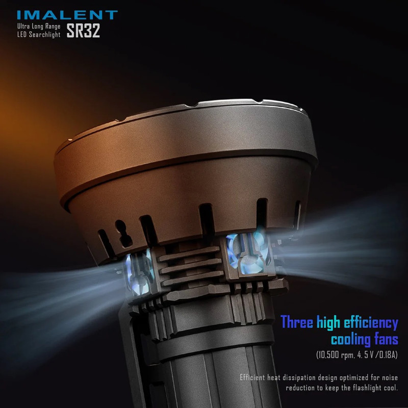 نورافکن دستی ایمالنت مدل SR32 120000LUMENS