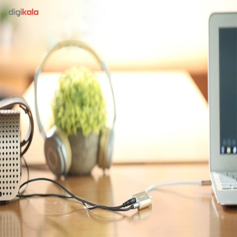 کابل AUX ریمکس مدل RL-S20 3.5 Audio Sharing طول 0.25 متر