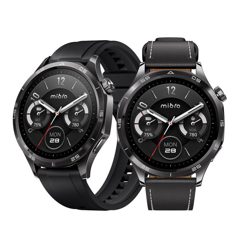 ساعت هوشمند 47 میلی‌متری میبرو مدل Watch GT XPAW026 با بند چرمی