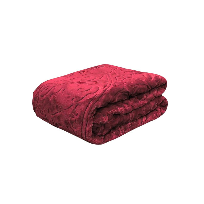 پتو یک نفره گلبافت مدل الوان گل برجسته سایز 220x160 سانتی‌متر