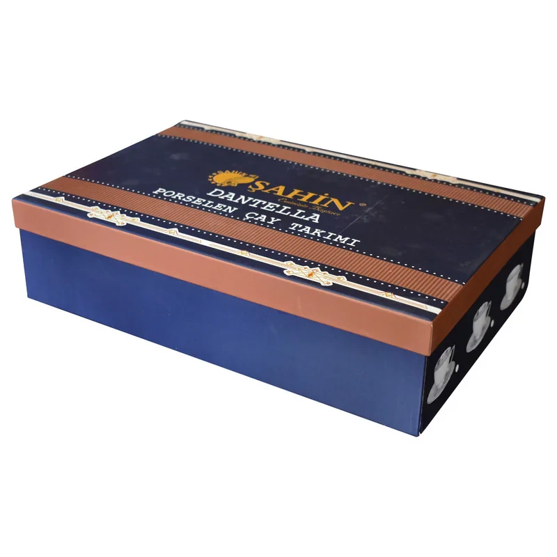 سرویس چای خوری 12 پارچه 6 نفره شاهین مدل dantella e