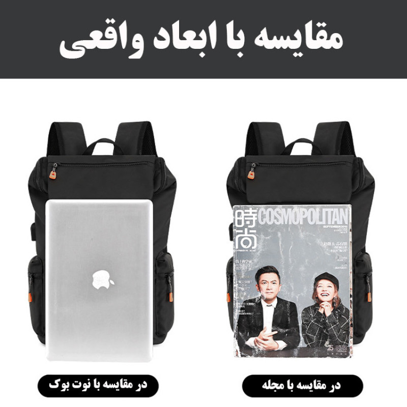 کوله پشتی لپ تاپ مدل 1863 مناسب برای لپ تاپ تا 15.6 اینچی