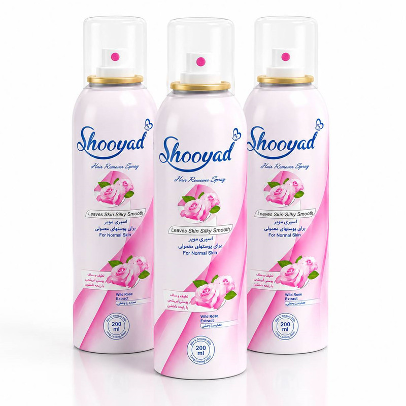 اسپری موبر شویاد مدل H-Rose3 حجم 200 میلی لیتر مجموعه 3 عددی