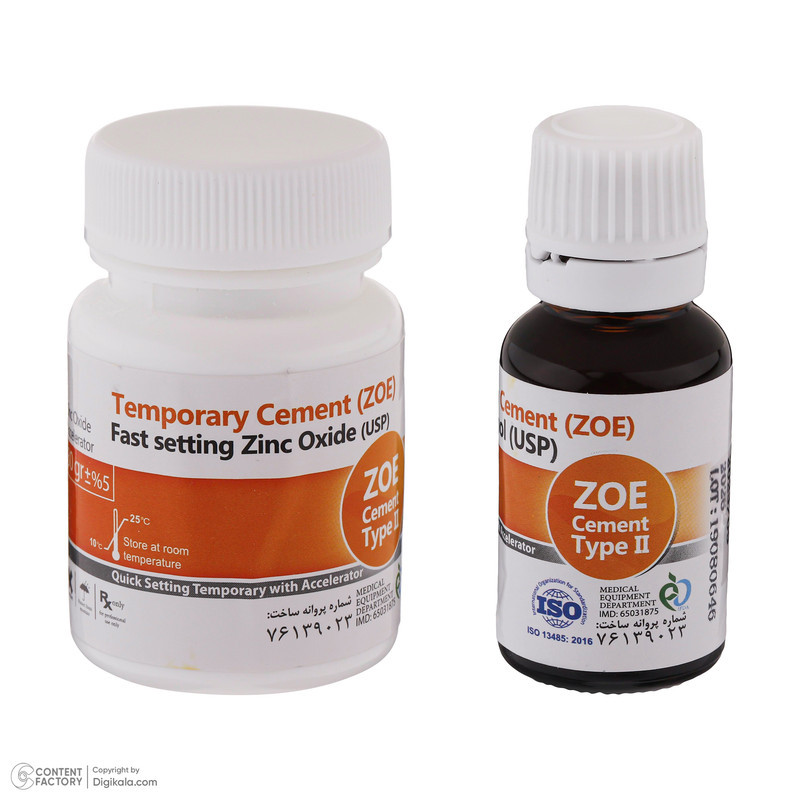 سمان زینک اکساید اوژنول مروابن مدل ZOE Type2 بسته 2 عددی