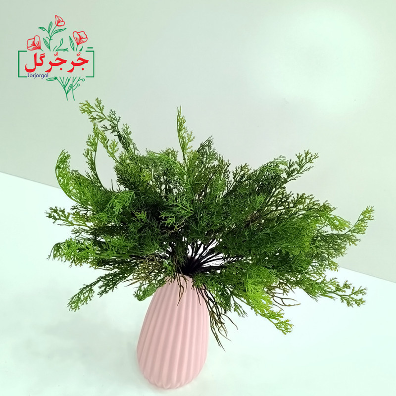 گل مصنوعی جُرجُرگل مدل بوته شوید 5 بازو بسته 2 عددی