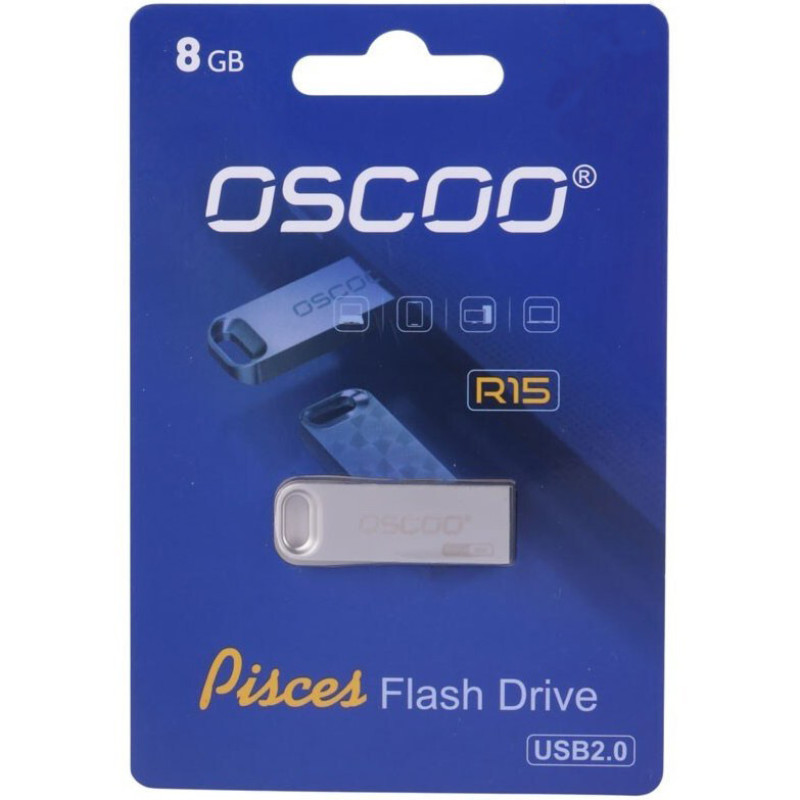 فلش مموری اوسکو مدل R15  ظرفیت 8 گیگابایت با رابط USB 2.0