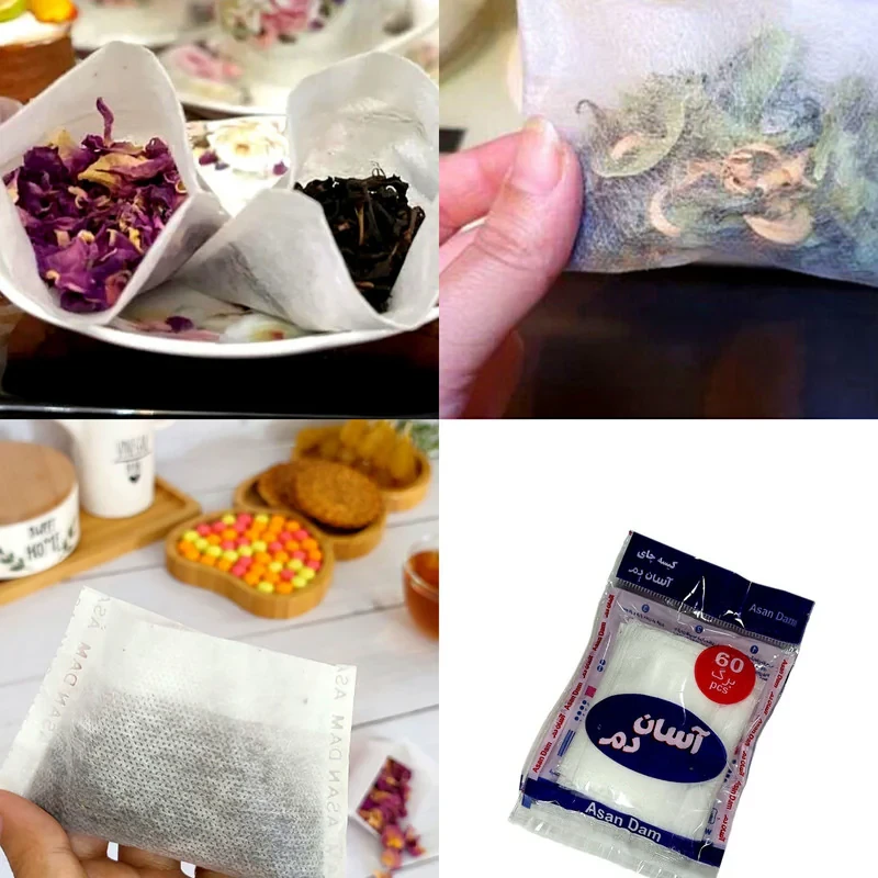 فیلتر چای آسان دم مدل اقتصادی دو بسته 60 عددی