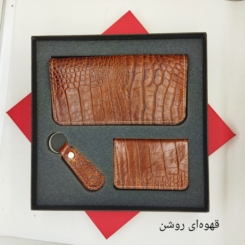 ست هدیه چرم دیاکو مدل 255coro