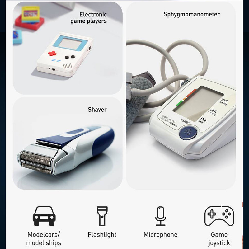 باتری قلمی قابل شارژ بیسوس مدل PCWH000011  بسته دو عددی