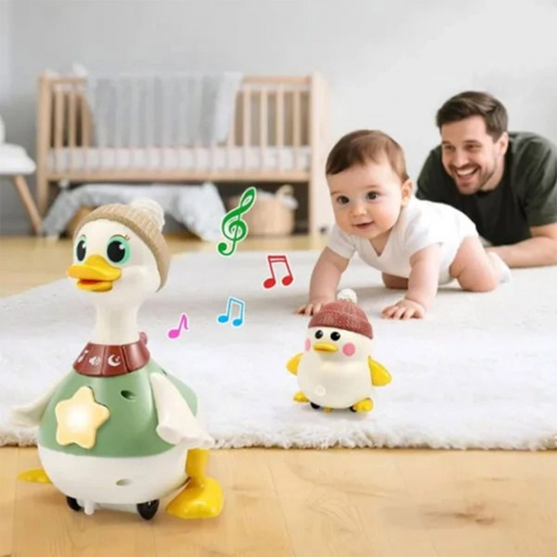 اسباب بازی هولا مدل اردک تک بچه کد 998701