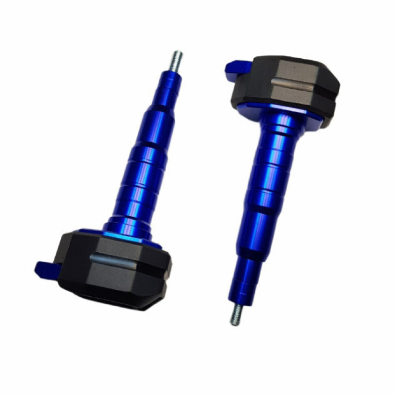 پروتکشن بغل شاسی موتور سیکلت وارون مدل بدنه بلند کد W-86-BLU بسته 2 عددی