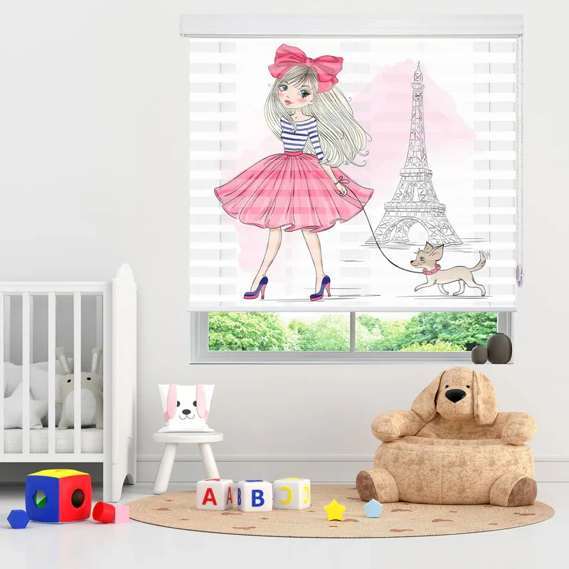 پرده زبرا زیو مدل K3003 سایز 100x150 سانتی متر