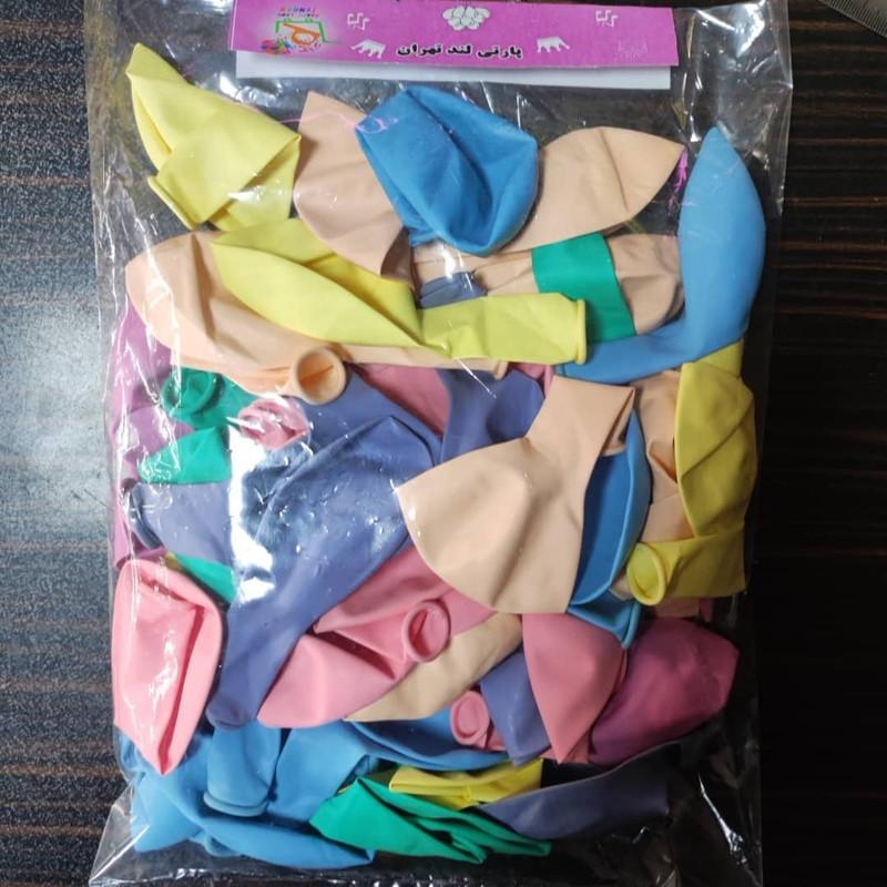 بادکنک پارتی لند تهران مدل پاستیلی کد pastel18 بسته 40 عددی