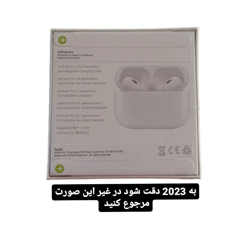 هندزفری بلوتوثی مدل AirPods Pro 2nd 2023 Generation MQD83CHAA