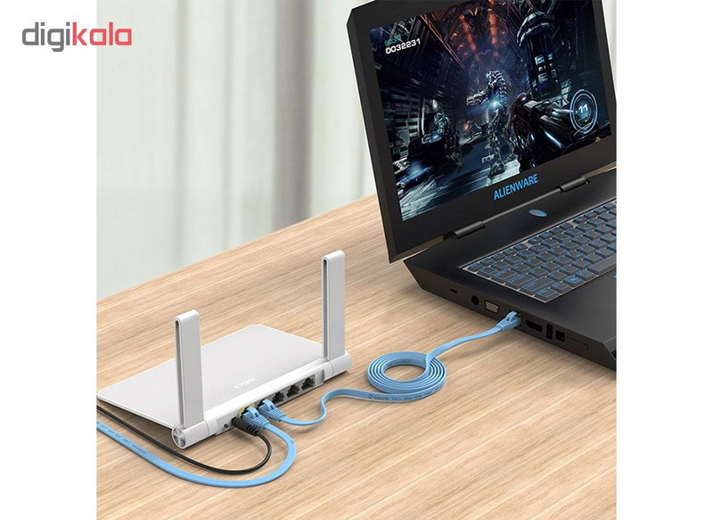 پچ کورد Cat7 اوریکو مدل PUG-C7B طول 8 متر