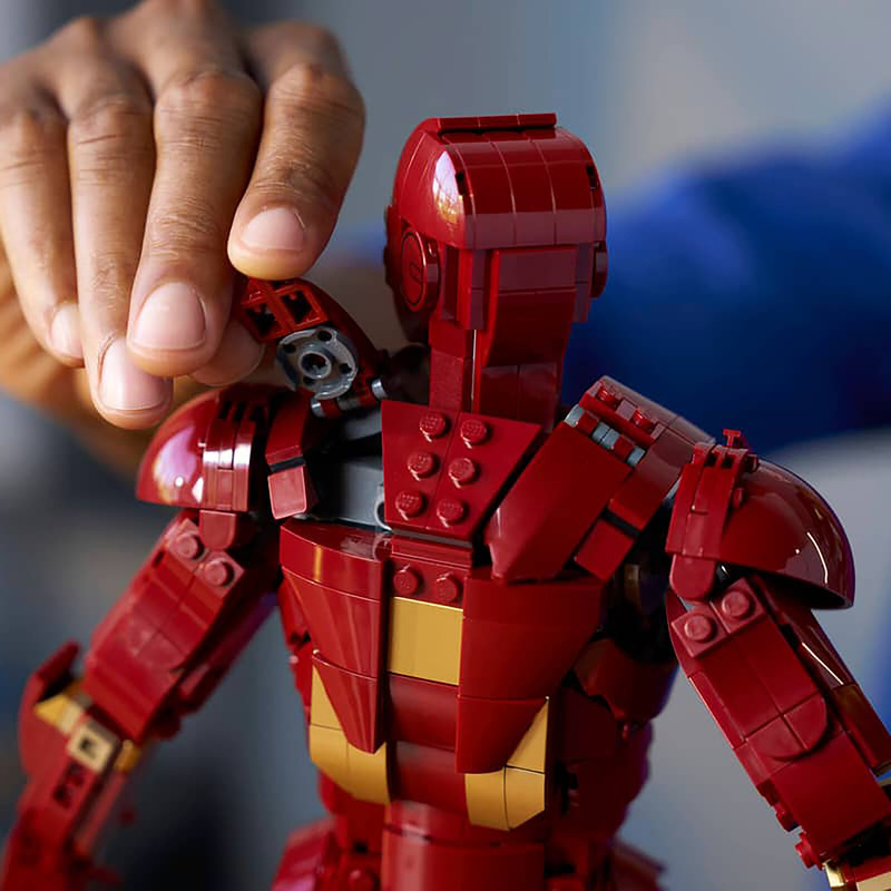 لگو 1297 تکه سری Marvel مدل Iron Man Mark 3 Collectors' Edition کد 76344