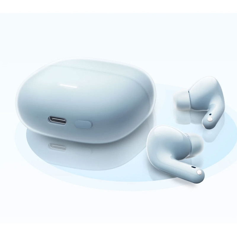 هدفون بلوتوثی شیائومی مدل Redmi Buds 6 Lite با نویز کنسلینگ فعال (ANC)، نویز کنسلینگ میکروفون (ENC)، درگاه شارژ USB Type-C، دارای پشتیبانی از فرمان لمسی و نشانگر LED، مقاوم در برابر رطوبت و عرق
