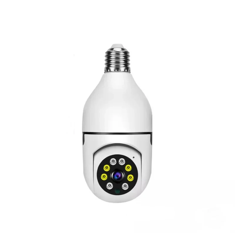 دوربین امنیتی آنالوگ بی‌سیم مدل V380 با رزولوشن Full-HD 1080، حسگر CMOS، زاویه دید 110 درجه، قابلیت چرخش Pan و Tilt، بزرگنمایی اپتیکال و دیجیتال، دید در شب، ضبط صدا، شیار و محفظه کارت حافظه، سنسور حرکتی و اتصال به گوشی