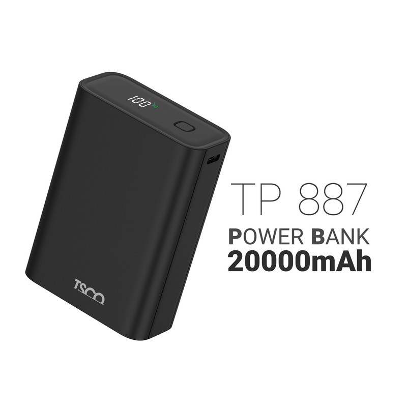 پاوربانک 22.5 وات تسکو مدل TP 887 ظرفیت 20000 میلی‌آمپرساعت