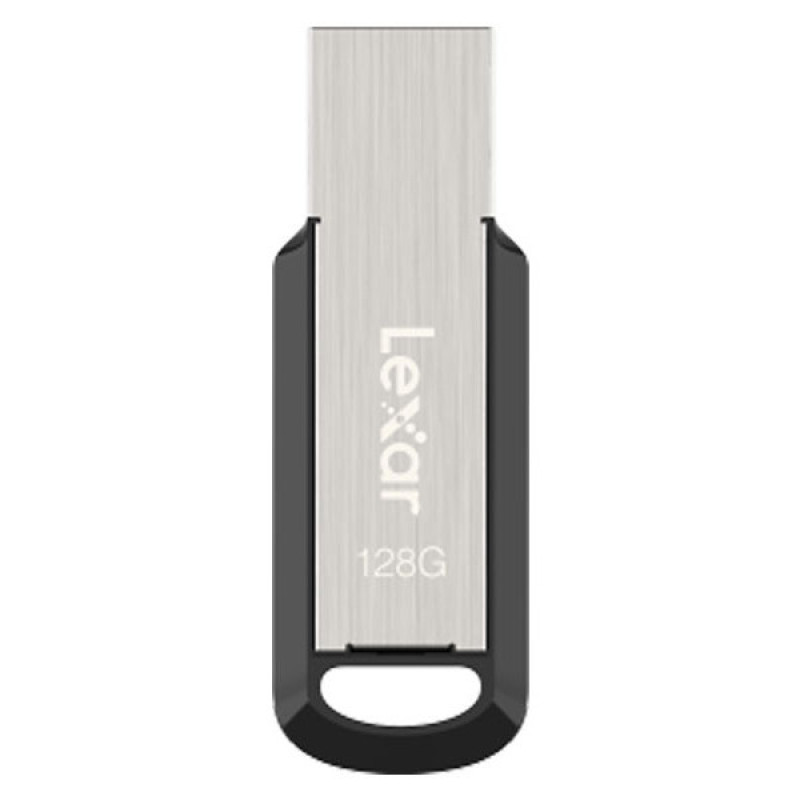 فلش مموری لکسار مدل M400 ظرفیت 128 گیگابایت رابط USB 3.0 مقاوم در برابر ضربه و سازگار با سیستم‌های PC و Mac