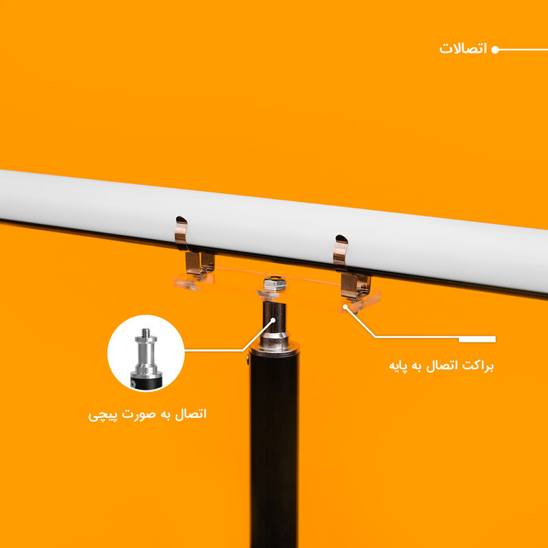نور ثابت ال ای دی RGB چیکولایت مدل RGB100