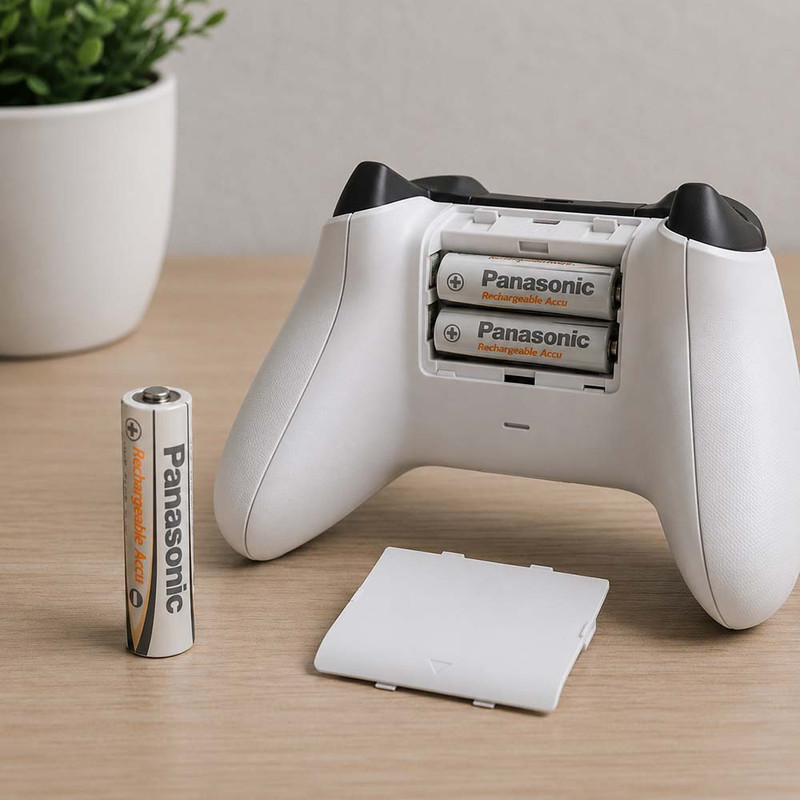 باتری قلمی قابل شارژ پاناسونیک مدل 2450mAh بسته دو عددی