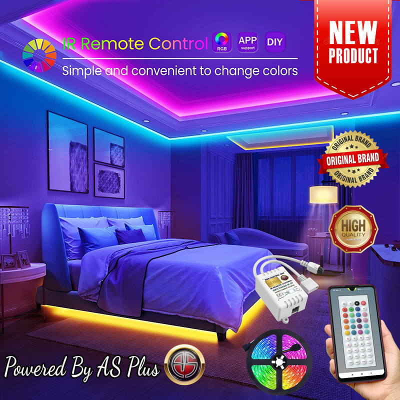 ریسه ال ای دی مدل As plus RGB44 key طول 5 متر