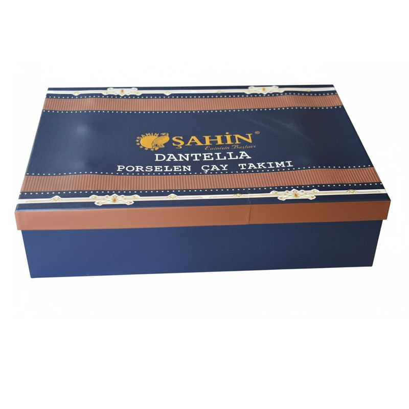 سرویس چای خوری 12 پارچه 6 نفره شاهین مدل DOMBEYAZ