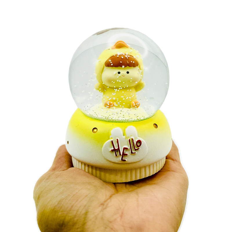 گوی مدل چراغدار HELLO طرح baby جوجه کد B1623.11.S300