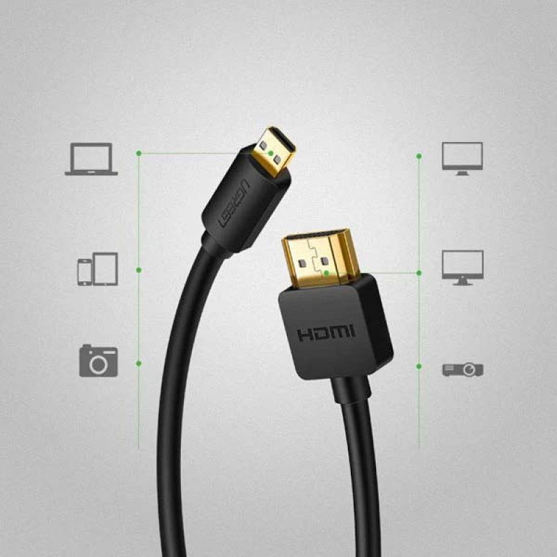 کابل تبدیل HDMI به Micro HDMI یوگرین مدل 30148-HD127 طول 1 متر