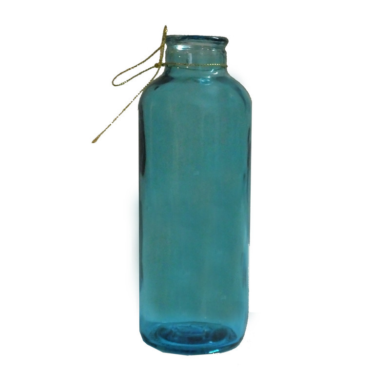 گلدان شیشه‌ای مدل 1G1-4 ارتفاع 18 سانتی‌متر عرض 6 سانتی‌متر وزن 300 گرم مناسب برای تزئین و نگهداری گل و گیاه