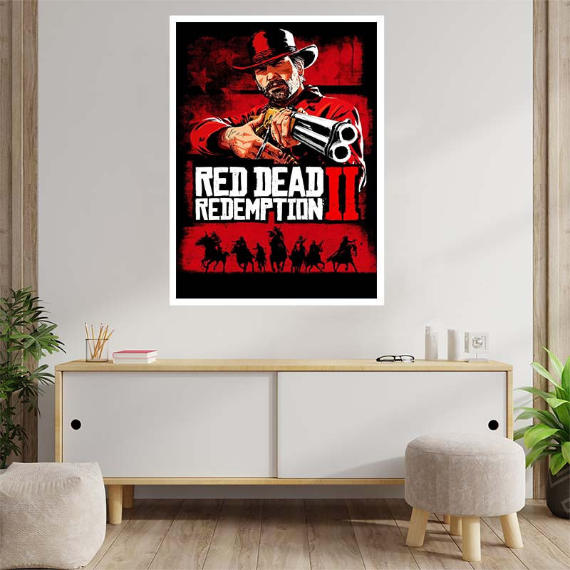 پوستر کارنيکا طرح رد دد Red Dead Redemption کد 71622 مجموعه 8 عددی