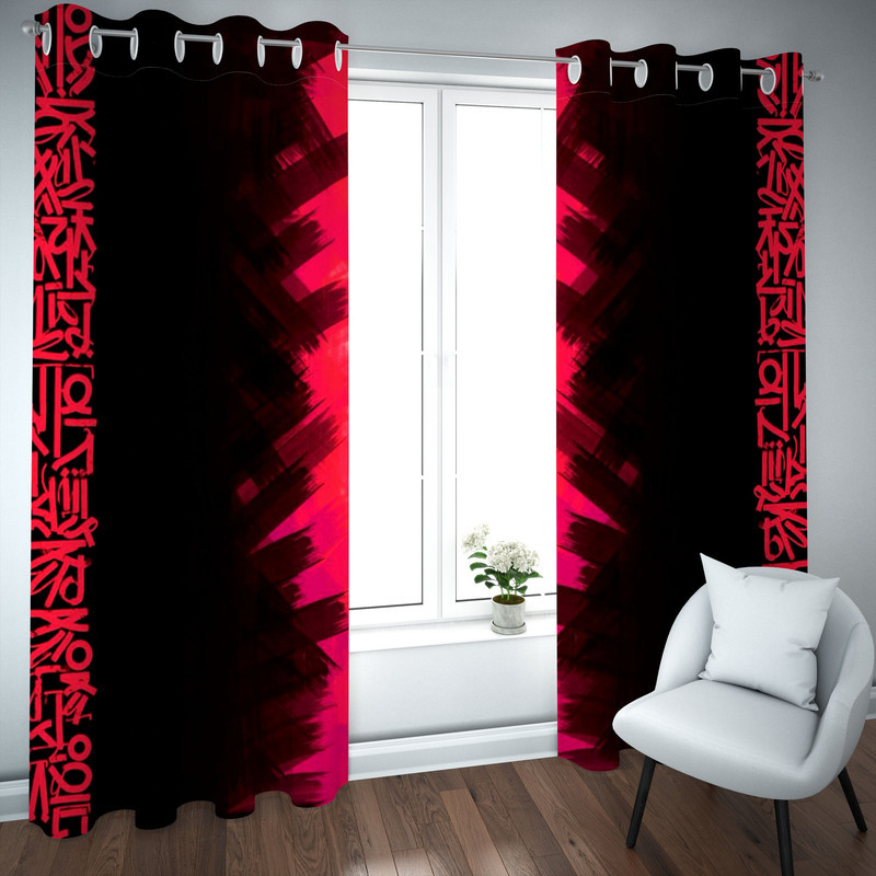 پرده مدل چاپی هازان سایز 300×150 سانتی متر