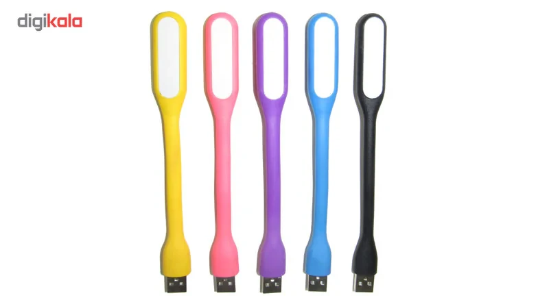 چراغ LED یو اس بی مدل Flexible USB Light بسته 5 عددی