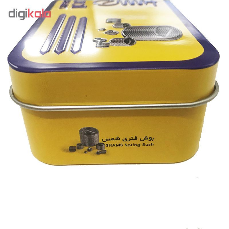 فنر هلی کویل شمس مدل SH08mm بسته 100 عددی
