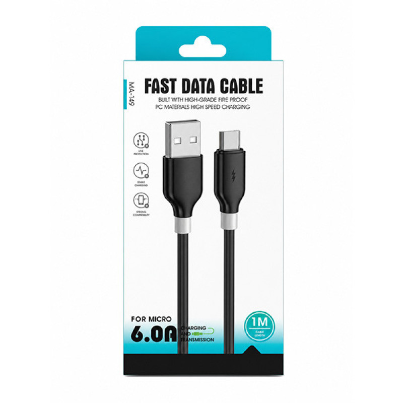 کابل تبدیل USB به MicroUSB بوکو مدل MA-149 FAST CHARGE طول 1 متر