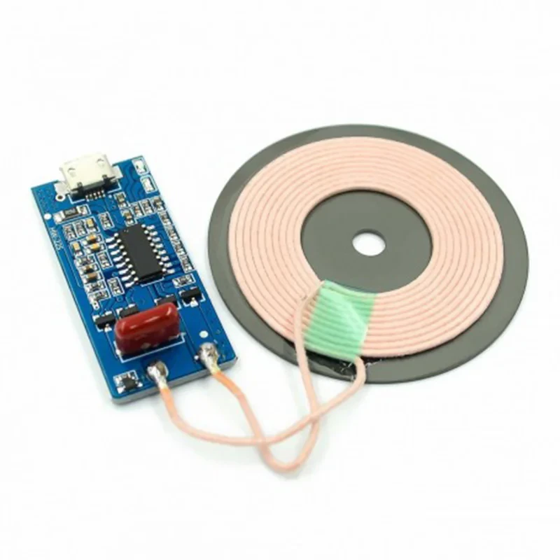 ماژول شارژر وایرلس مدل HW-225 کد 5W به همراه صفحه کویل شارژ