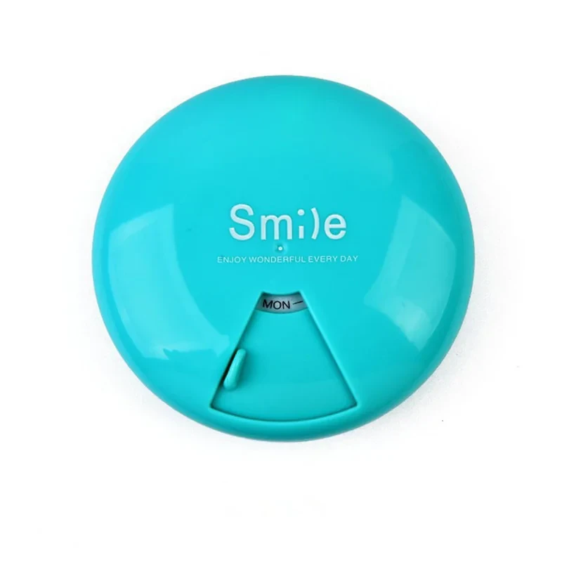 محفظه نگهداری قرص مدل  هفتگی سفری طرح Smile کد 50