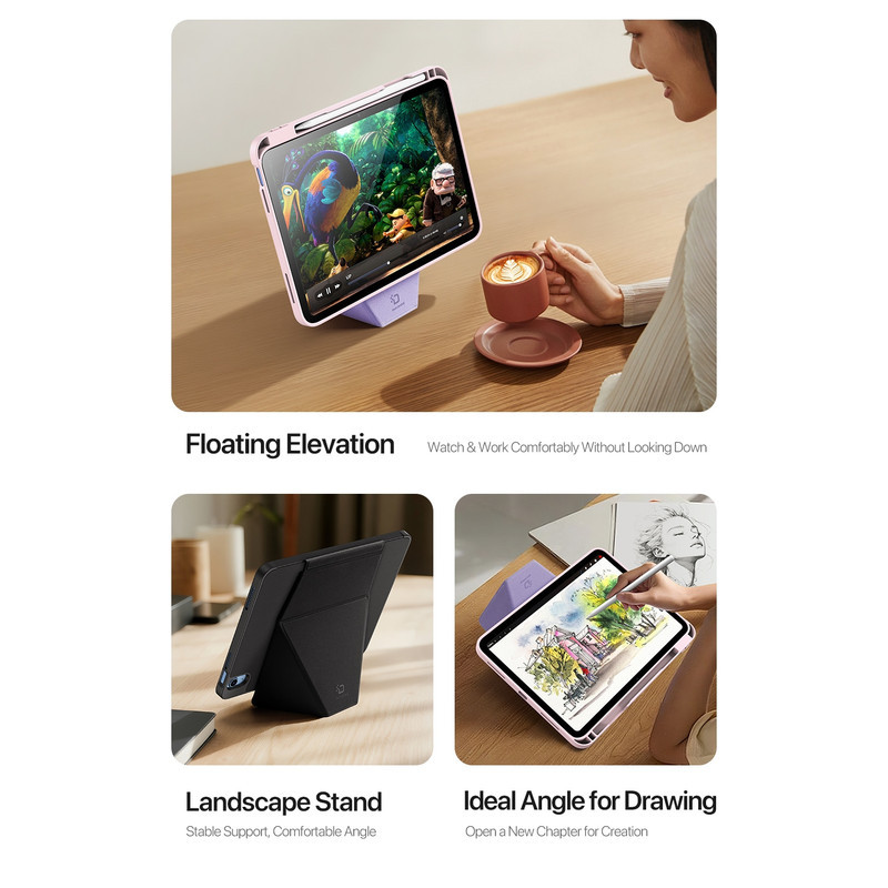 کیف کلاسوری بادیگارد مدل Vers مناسب برای تبلت اپل iPad 11 2025 11 Inch  iPad 10 2022 10.9 inch