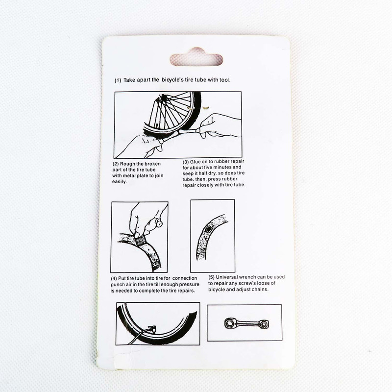 کیت پنچری دوچرخه مدل RepairKit کد 2102 مجموعه 12 عددی