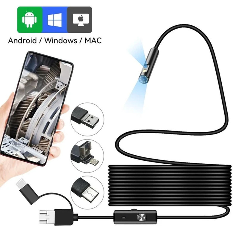 دوربین شلنگی مدل دولنز کد 10M HD Waterproof New