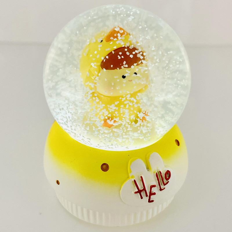گوی مدل چراغدار HELLO طرح baby جوجه کد B1623.11.S300