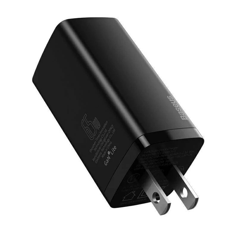 شارژر دیواری باسئوس مدل CCGAN Lite 65W