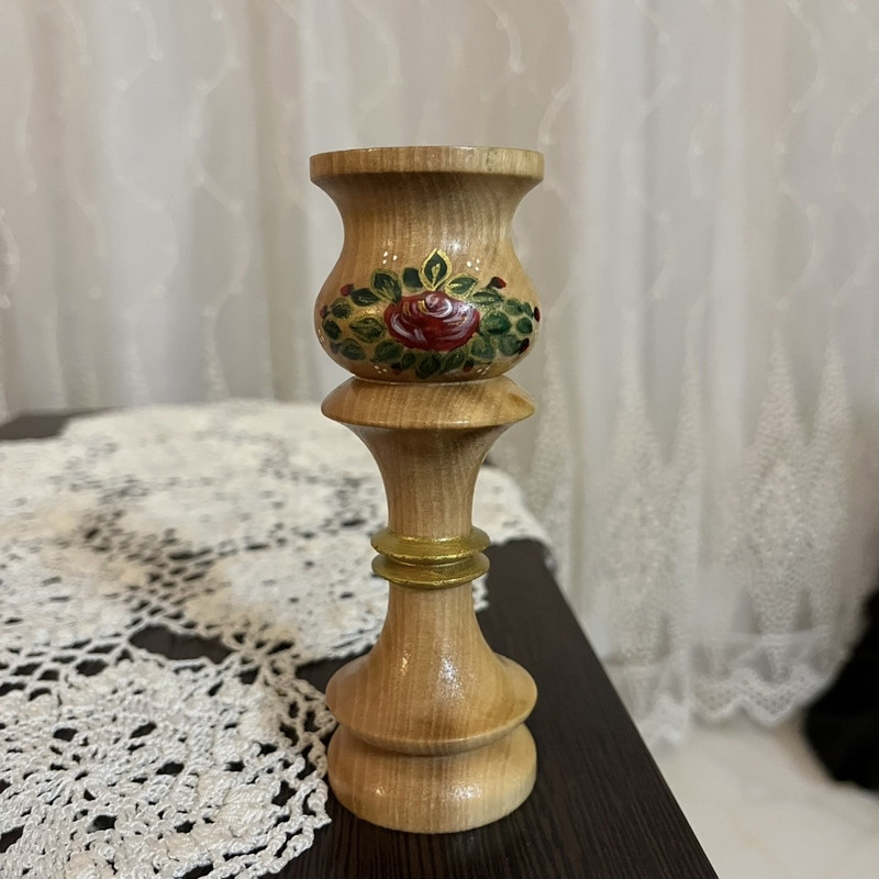 شمعدان مدل نگارمهر مناسب برای شمع استوانه ای مجموعه دو عددی