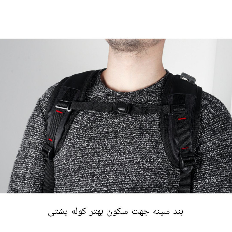کوله پشتی لپ تاپ مدل Koo-ANTmstf مناسب برای لپ تاپ 15 تا 17 اینچی