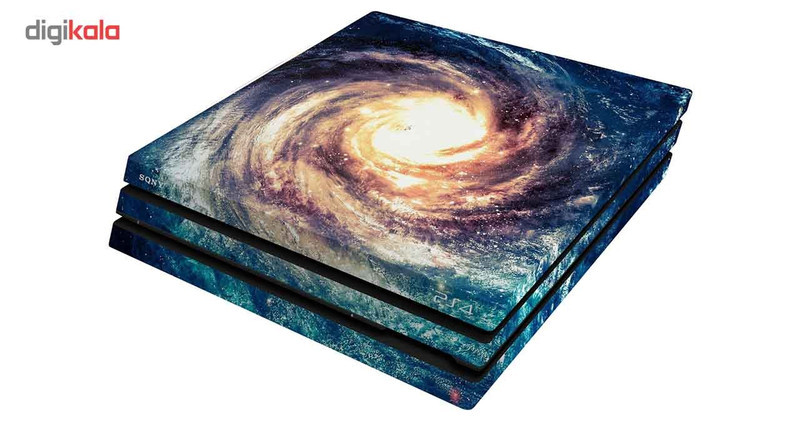 برچسب افقی پلی استیشن 4 پرو ونسونی طرح Andromeda Galaxy
