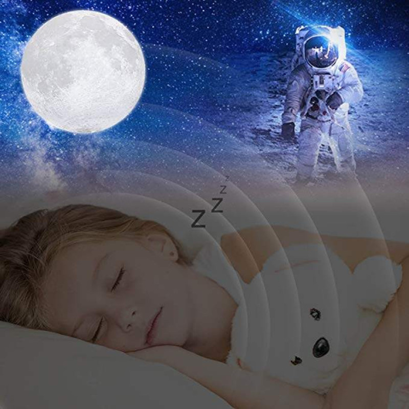 آباژور رومیزی مدل کره ماه کد L7