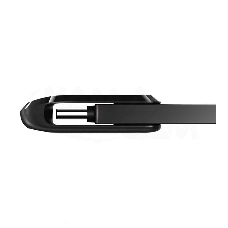 فلش مموری سن دیسک مدل Ultra Dual Drive ظرفیت 128 گیگابایت با طراحی دو کانکتوره USB و Type-C و وزن 10 گرم