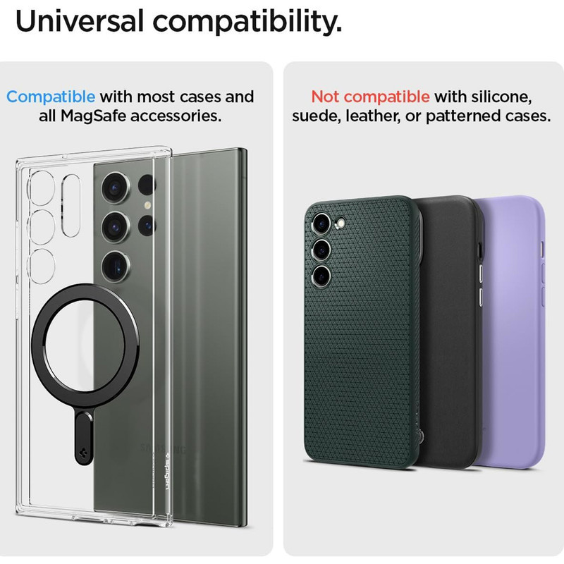 حلقه نگهدارنده گوشی موبایل اسپیگن مدل Magnet Ring Plate